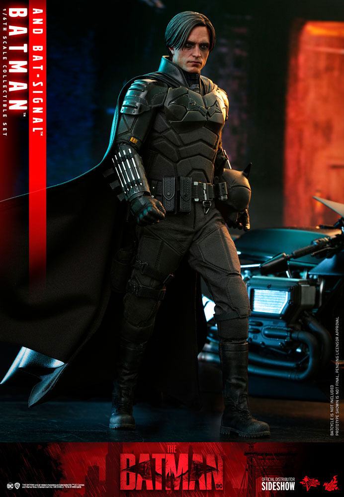 Batman with Bat-Signal 1/6 The Batman Figura Movie Masterpiece