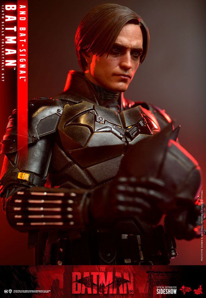 Batman with Bat-Signal 1/6 The Batman Figura Movie Masterpiece