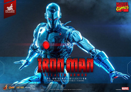 Iron Man (Stealth Armor) Hot Toys Exclusive 1/6 Marvel Comics Figura Diecast