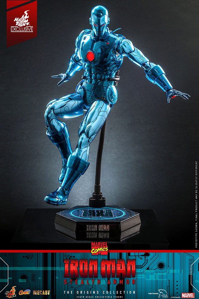 Iron Man (Stealth Armor) Hot Toys Exclusive 1/6 Marvel Comics Figura Diecast
