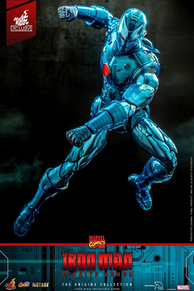 Iron Man (Stealth Armor) Hot Toys Exclusive 1/6 Marvel Comics Figura Diecast