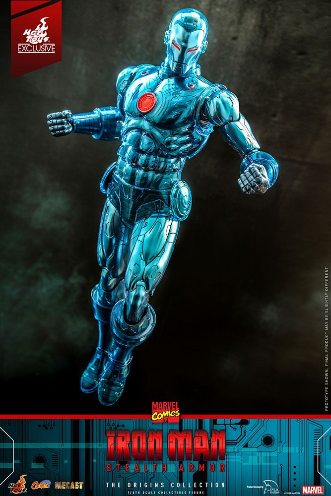 Iron Man (Stealth Armor) Hot Toys Exclusive 1/6 Marvel Comics Figura Diecast