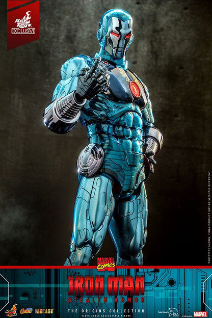 Iron Man (Stealth Armor) Hot Toys Exclusive 1/6 Marvel Comics Figura Diecast