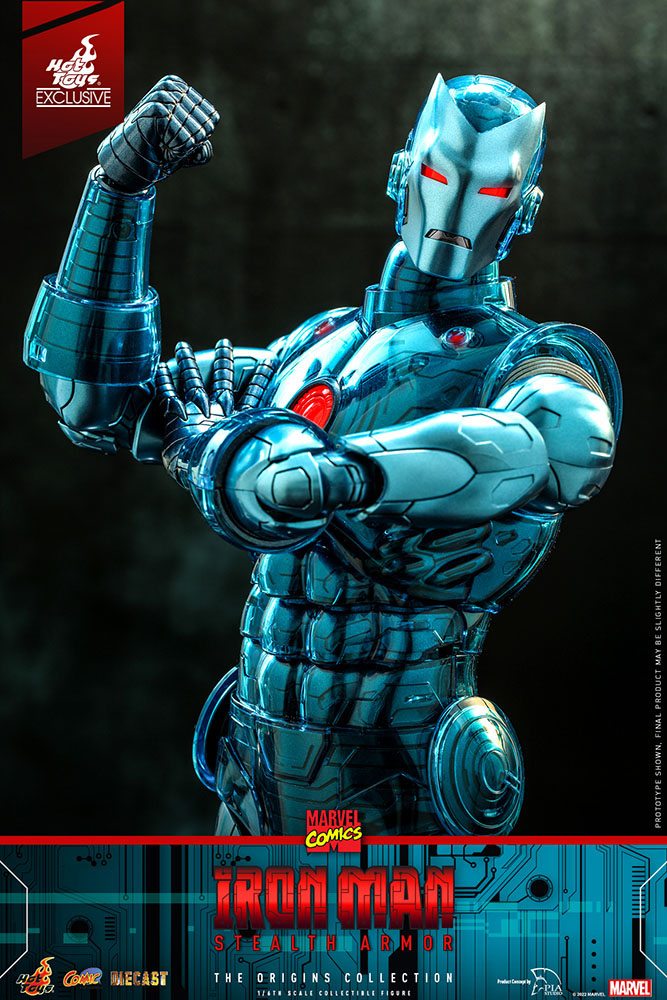 Iron Man (Stealth Armor) Hot Toys Exclusive 1/6 Marvel Comics Figura Diecast