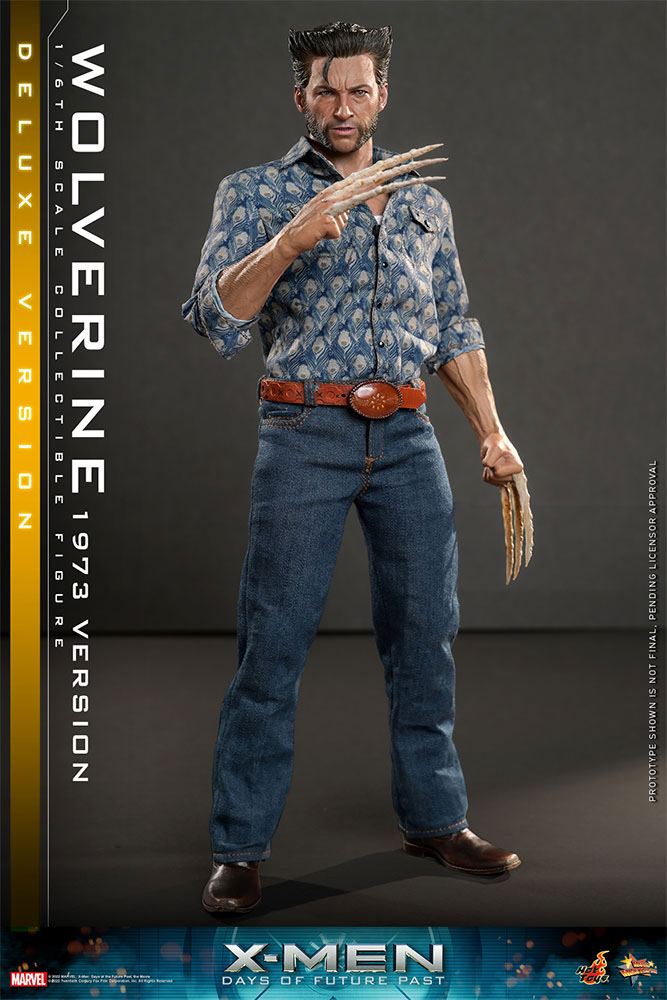 Wolverine (1973 Version) Deluxe Version 1/6 X-Men Días del futuro pasado Figura Movie Masterpiece