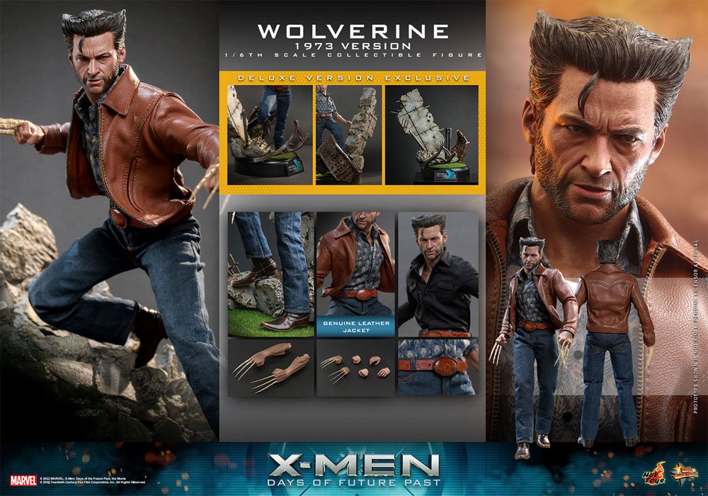 Wolverine (1973 Version) Deluxe Version 1/6 X-Men Días del futuro pasado Figura Movie Masterpiece