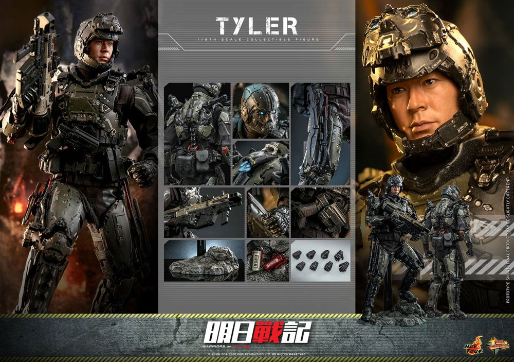 Tyler 1/6 Warriors of Future Figura Movie Masterpiece