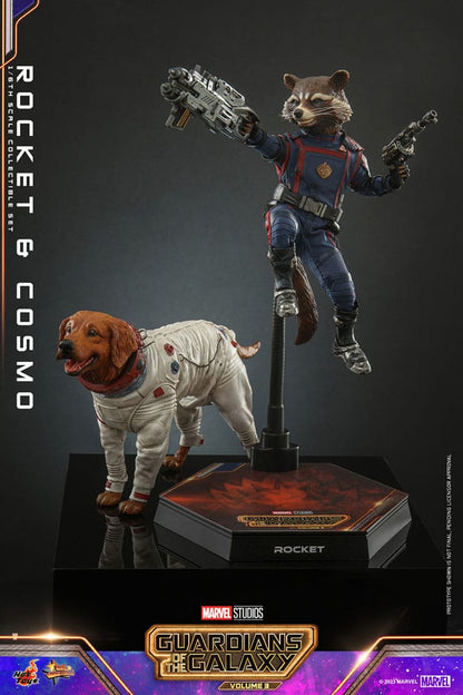 🔴PRE-ORDER Rocket & Cosmo 1/6 Guardianes de la Galaxia vol. 3 Figuras Movie Masterpiece