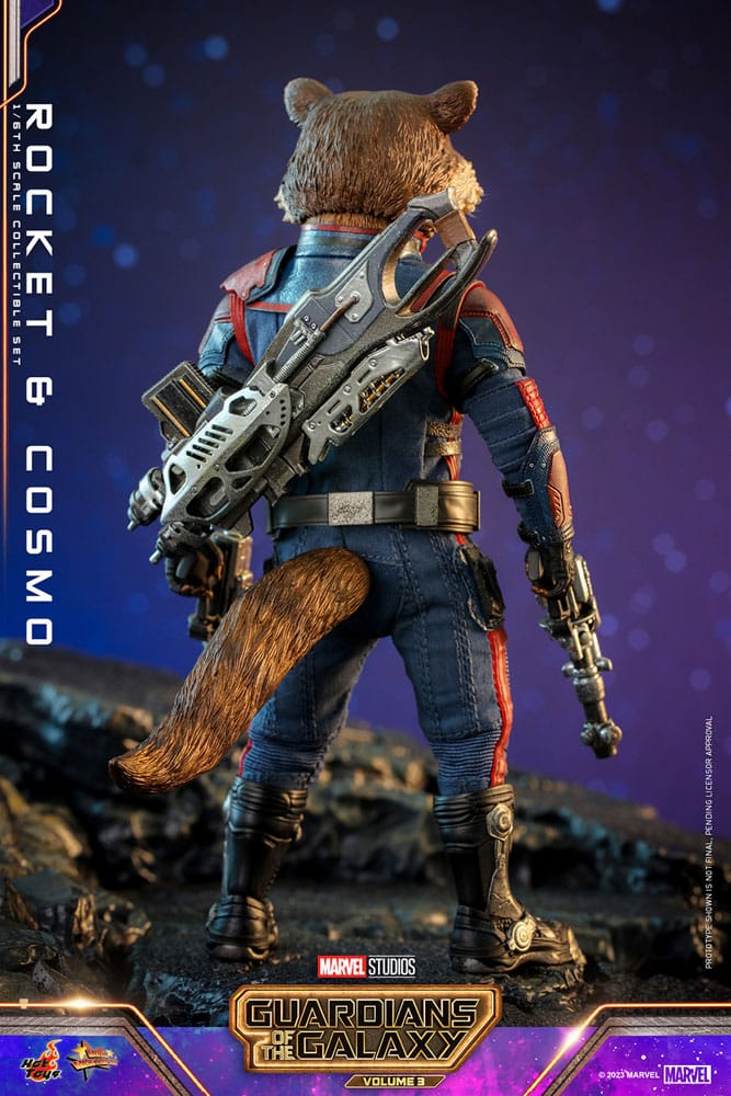🔴PRE-ORDER Rocket & Cosmo 1/6 Guardianes de la Galaxia vol. 3 Figuras Movie Masterpiece