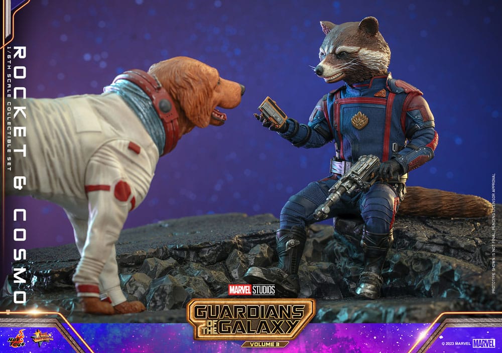 🔴PRE-ORDER Rocket & Cosmo 1/6 Guardianes de la Galaxia vol. 3 Figuras Movie Masterpiece