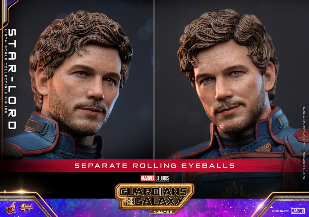Star-Lord 1/6 Guardianes de la Galaxia vol. 3 Figura Movie Masterpiece