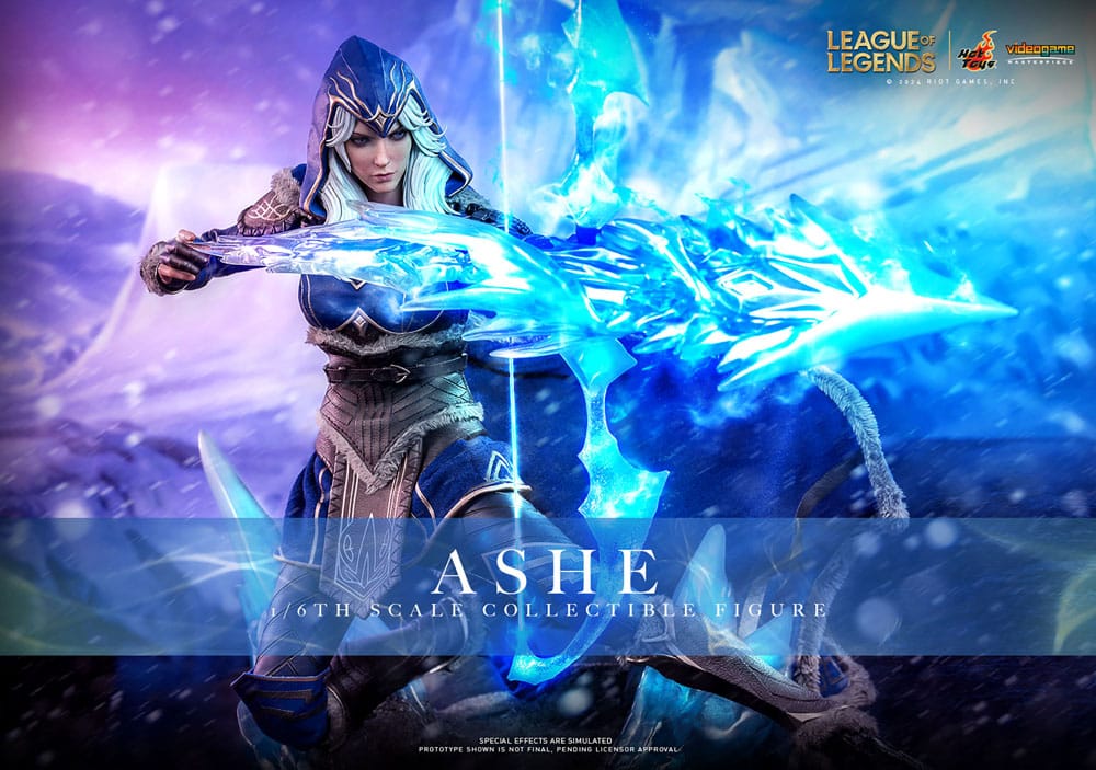 🔴PRE-ORDER Ashe 1/6 League of Legends Figura Video Game Masterpiece