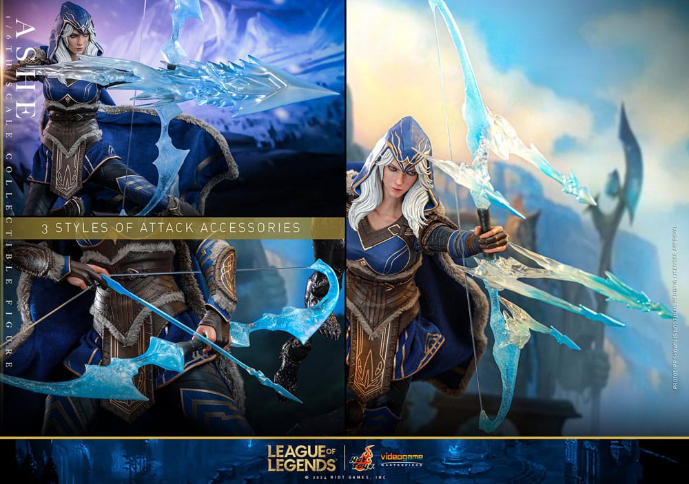 🔴PRE-ORDER Ashe 1/6 League of Legends Figura Video Game Masterpiece