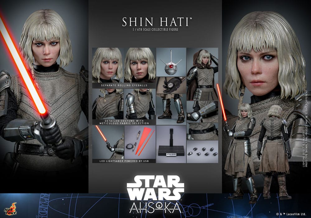 🔴PRE-ORDER Shin Hati 1/6 Star Wars: Ahsoka Figura