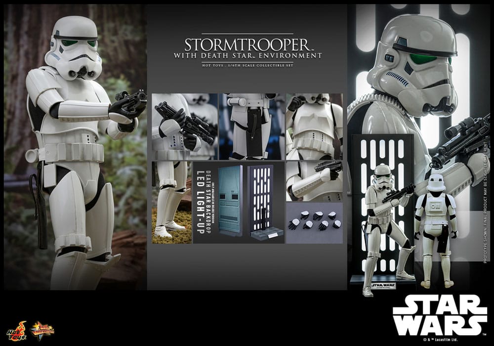 Stormtrooper with Death Star Environment 1/6 Star Wars Figura Movie Masterpiece