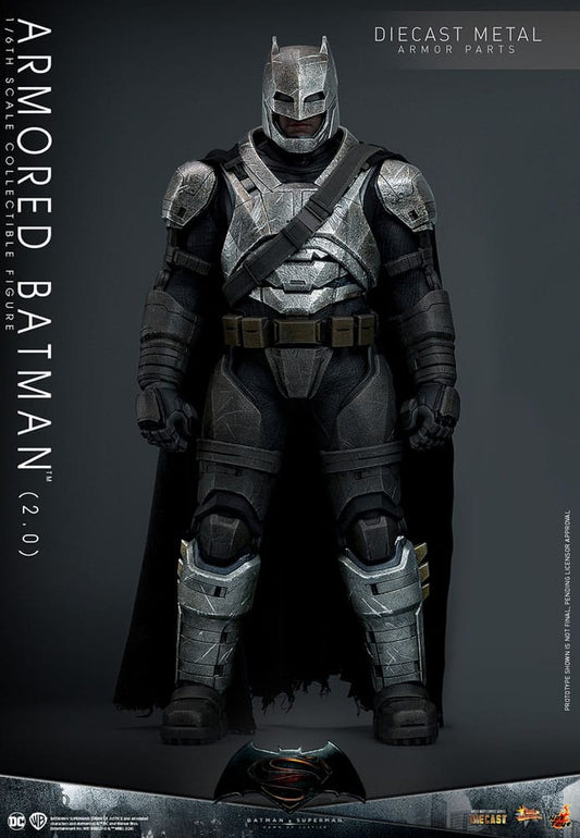 🔴PRE-ORDER Armored Batman 2.0 1/6 Batman v Superman: El amanecer de la justicia Figura Movie Masterpiece
