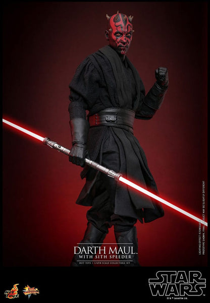🔴PRE-ORDER Darth Maul with Sith Speeder 1/6 Star Wars Episode I Figura Movie Masterpiece