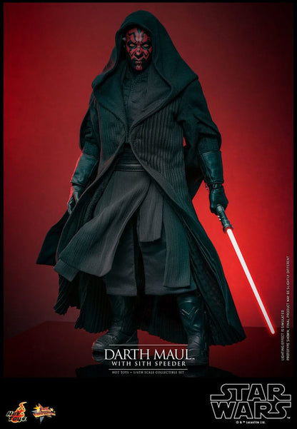 🔴PRE-ORDER Darth Maul with Sith Speeder 1/6 Star Wars Episode I Figura Movie Masterpiece