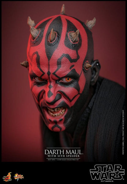 🔴PRE-ORDER Darth Maul with Sith Speeder 1/6 Star Wars Episode I Figura Movie Masterpiece