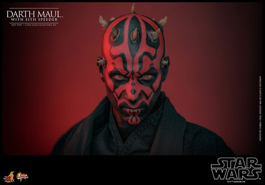 🔴PRE-ORDER Darth Maul with Sith Speeder 1/6 Star Wars Episode I Figura Movie Masterpiece