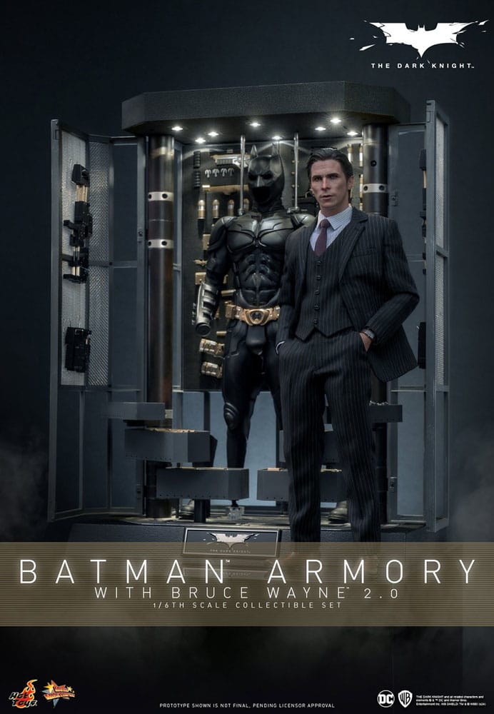 🔴PRE-ORDER Batman Armory with Bruce Wayne (2.0) 1/6 El caballero oscuro Figuras y Diorama Movie Masterpiece