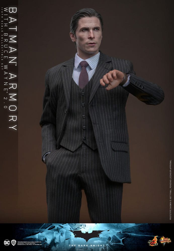 🔴PRE-ORDER Batman Armory with Bruce Wayne (2.0) 1/6 El caballero oscuro Figuras y Diorama Movie Masterpiece