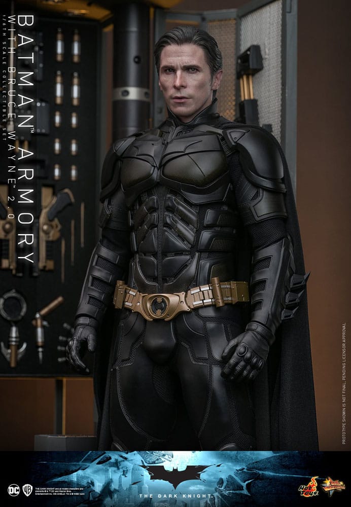 🔴PRE-ORDER Batman Armory with Bruce Wayne (2.0) 1/6 El caballero oscuro Figuras y Diorama Movie Masterpiece
