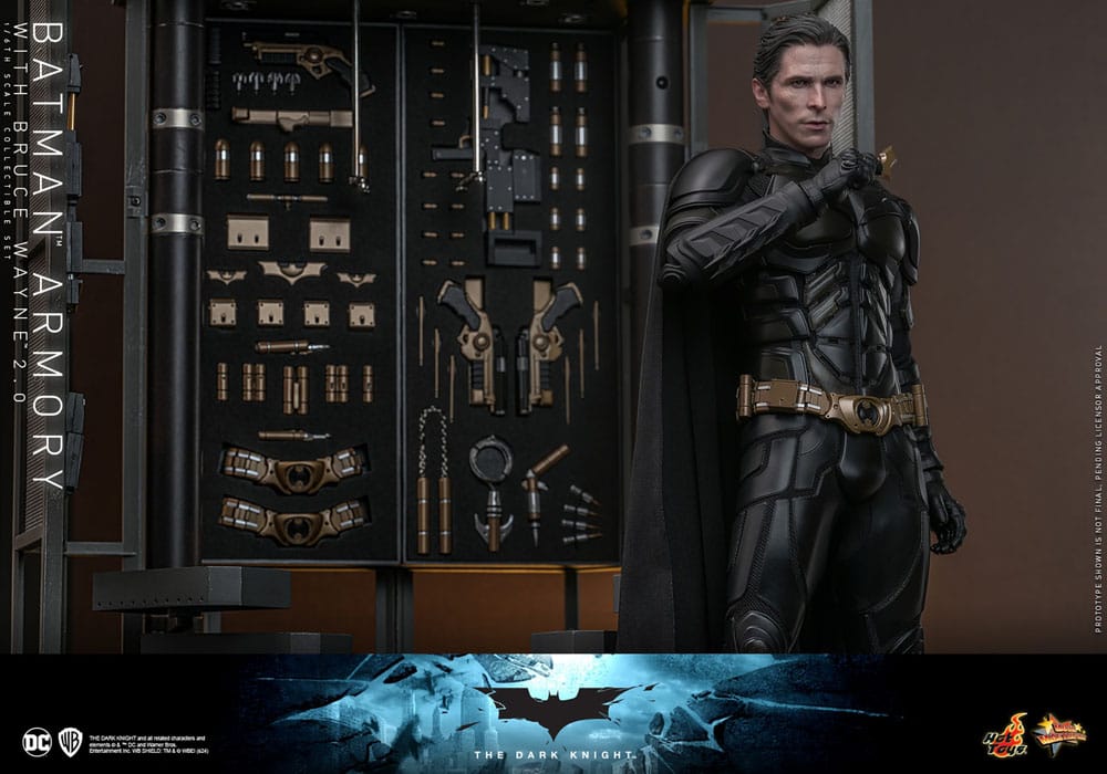 🔴PRE-ORDER Batman Armory with Bruce Wayne (2.0) 1/6 El caballero oscuro Figuras y Diorama Movie Masterpiece