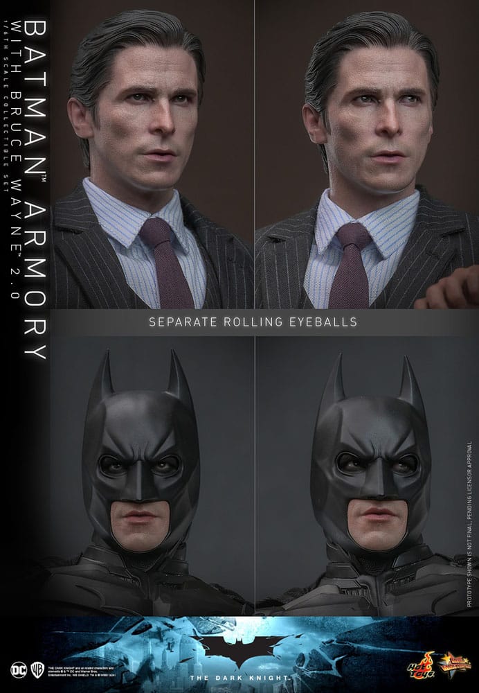 🔴PRE-ORDER Batman Armory with Bruce Wayne (2.0) 1/6 El caballero oscuro Figuras y Diorama Movie Masterpiece