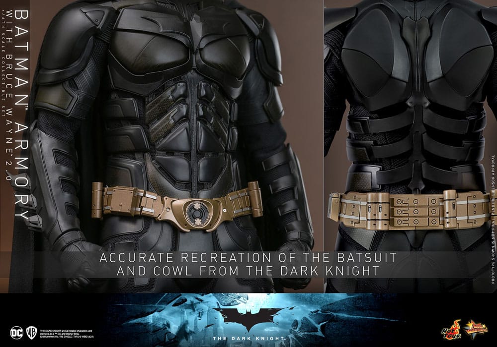 🔴PRE-ORDER Batman Armory with Bruce Wayne (2.0) 1/6 El caballero oscuro Figuras y Diorama Movie Masterpiece