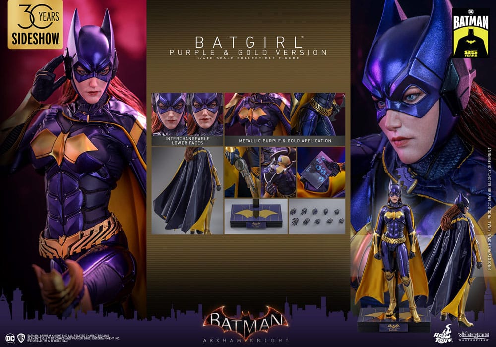 🔴PRE-ORDER Batgirl (Purple and Gold Version) Exclusive 1/6 Batman Arkham Knight Figura Videogame Masterpiece