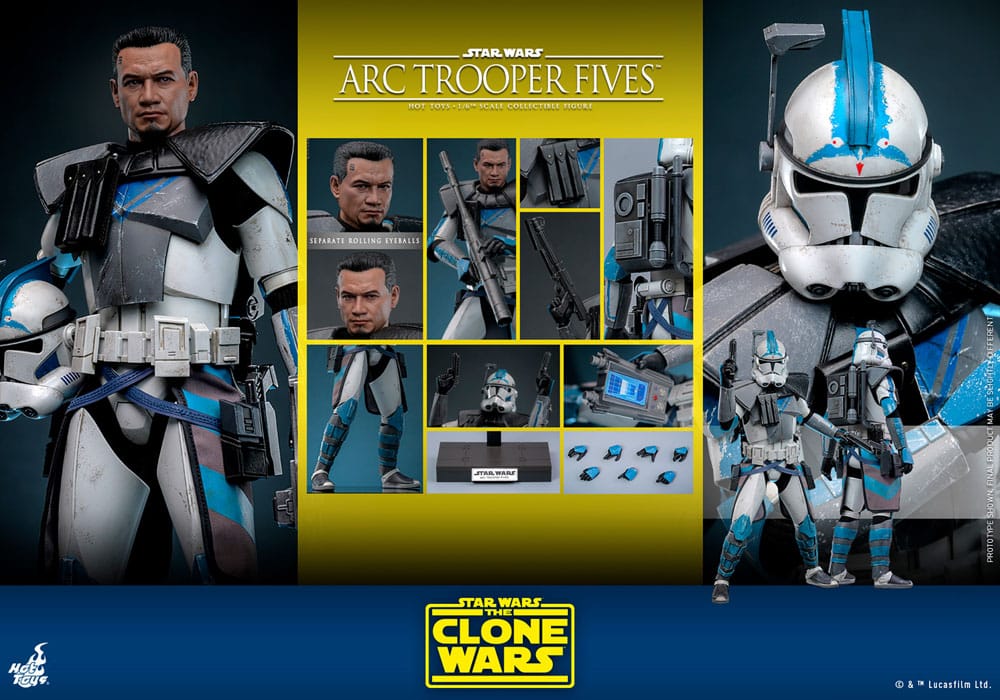 🔴PRE-ORDER Arc Trooper Fives 1/6 Star Wars: The Clone Wars Figura