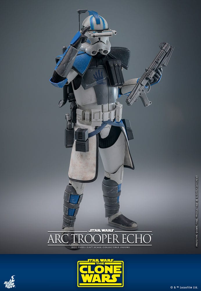 🔴PRE-ORDER Arc Trooper Echo 1/6 Star Wars:: The Clone Wars Figura