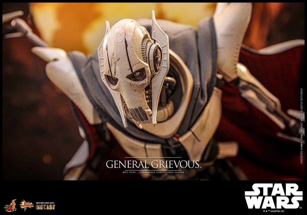 🔴PRE-ORDER General Grievous 1/6 Star Wars Figura Movie Masterpiece Diecast