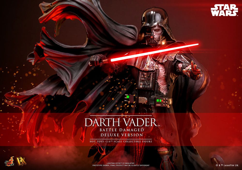 🔴PRE-ORDER Darth Vader (Battle Damaged) Deluxe Version 1/6 Star Wars Figura