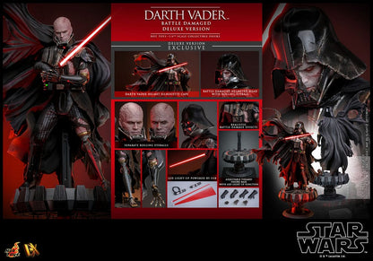 🔴PRE-ORDER Darth Vader (Battle Damaged) Deluxe Version 1/6 Star Wars Figura
