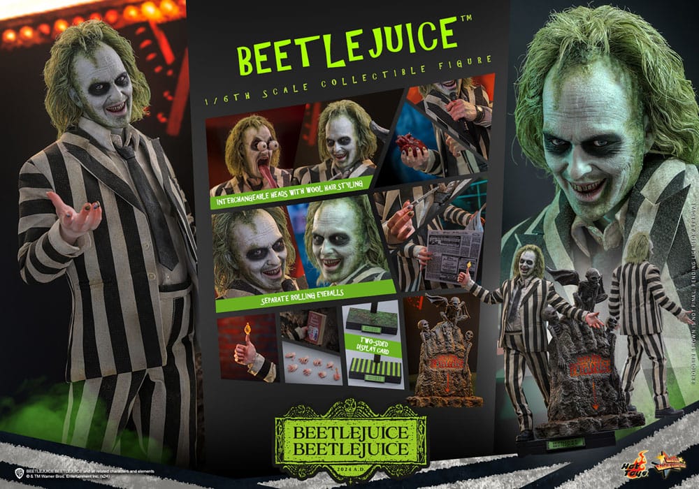 🔴PRE-ORDER Beetlejuice 1/6 Beetlejuice Beetlejuice Movie Masterpiece Figura