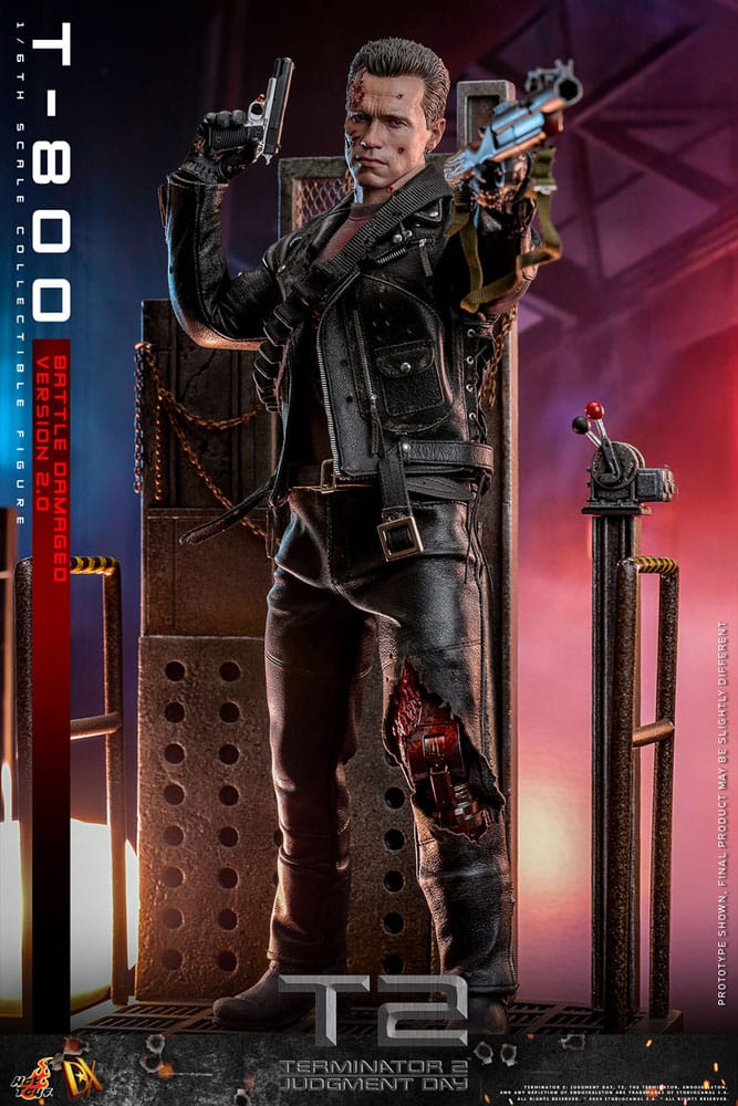 🔴PRE-ORDER T-800 Battle Damaged Version 2.0 1/6 Terminator 2 Figura Movie Masterpiece