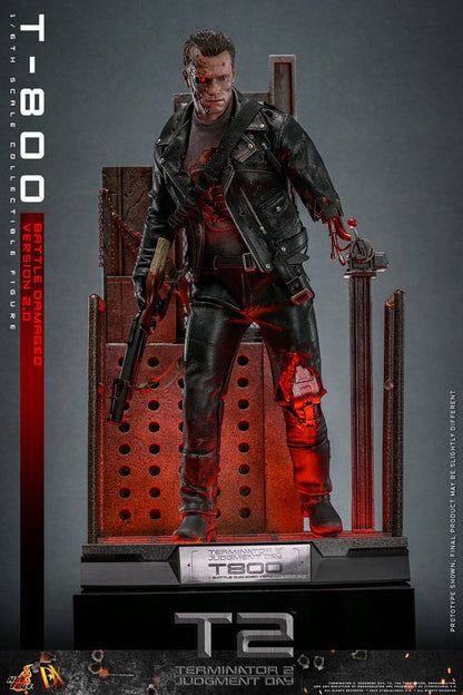 🔴PRE-ORDER T-800 Battle Damaged Version 2.0 1/6 Terminator 2 Figura Movie Masterpiece