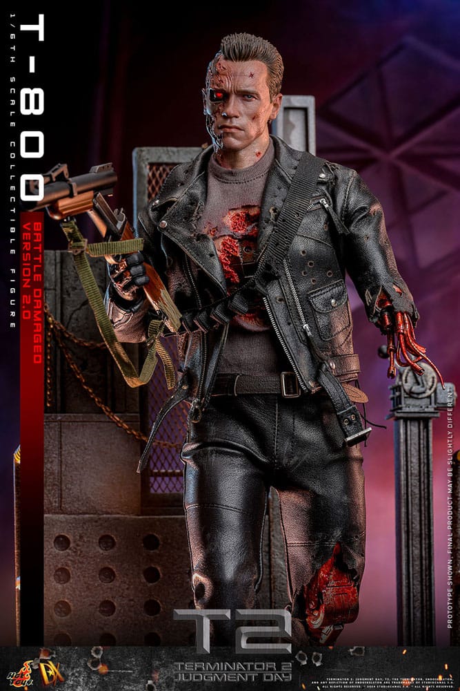 🔴PRE-ORDER T-800 Battle Damaged Version 2.0 1/6 Terminator 2 Figura Movie Masterpiece