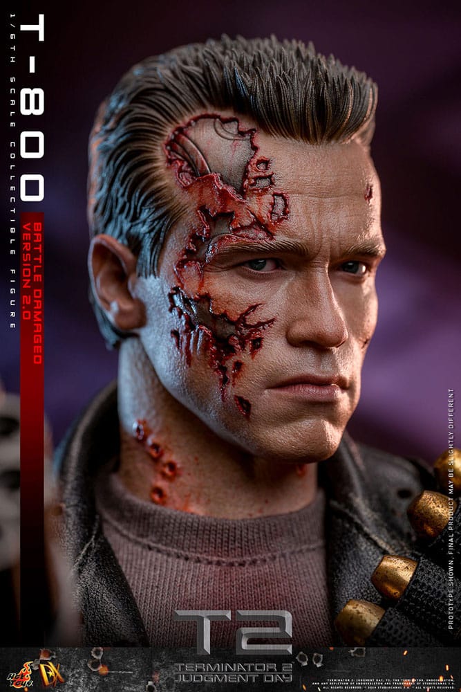 🔴PRE-ORDER T-800 Battle Damaged Version 2.0 1/6 Terminator 2 Figura Movie Masterpiece