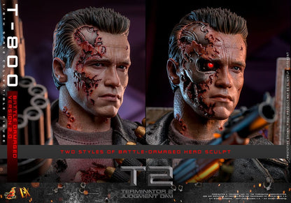 🔴PRE-ORDER T-800 Battle Damaged Version 2.0 1/6 Terminator 2 Figura Movie Masterpiece