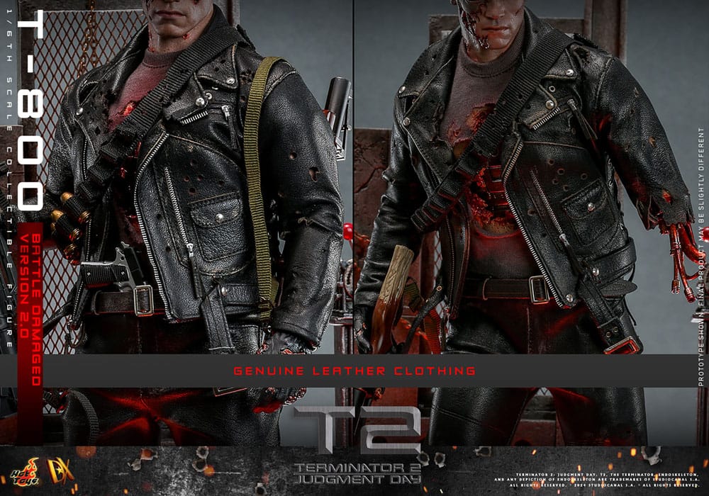 🔴PRE-ORDER T-800 Battle Damaged Version 2.0 1/6 Terminator 2 Figura Movie Masterpiece