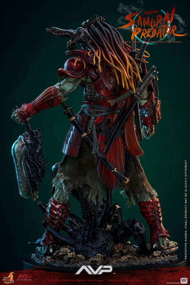🔴PRE-ORDER Akaoni Samurai Predator 1/6 Alien vs. Predator Figura Artist Collection