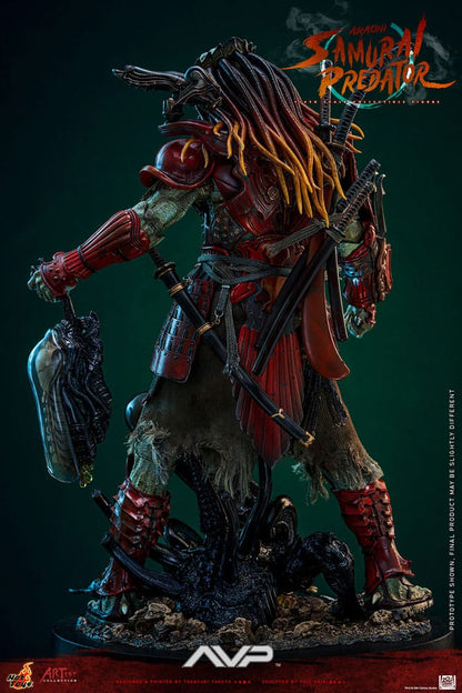 🔴PRE-ORDER Akaoni Samurai Predator 1/6 Alien vs. Predator Figura Artist Collection