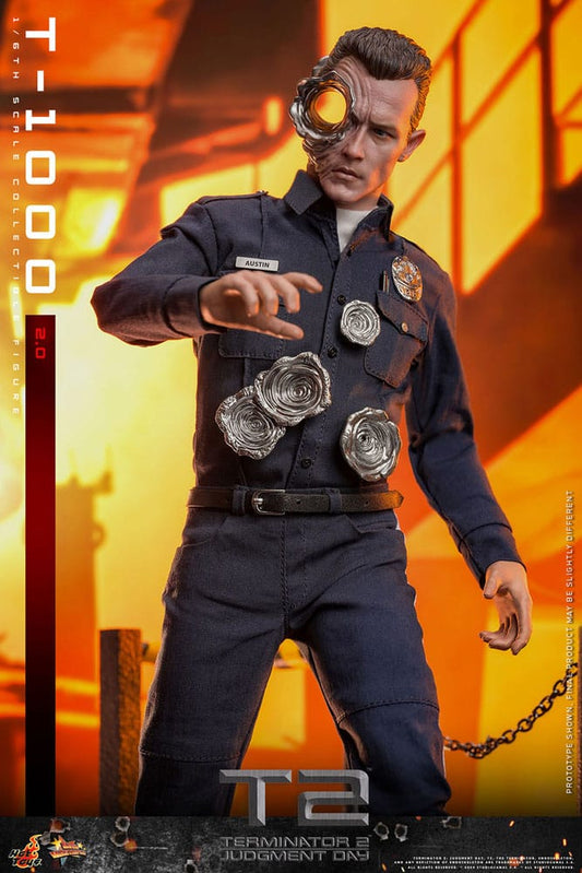 🔴PRE-ORDER T-1000 (2.0) 1/6 Terminator 2 Figura Movie Masterpiece