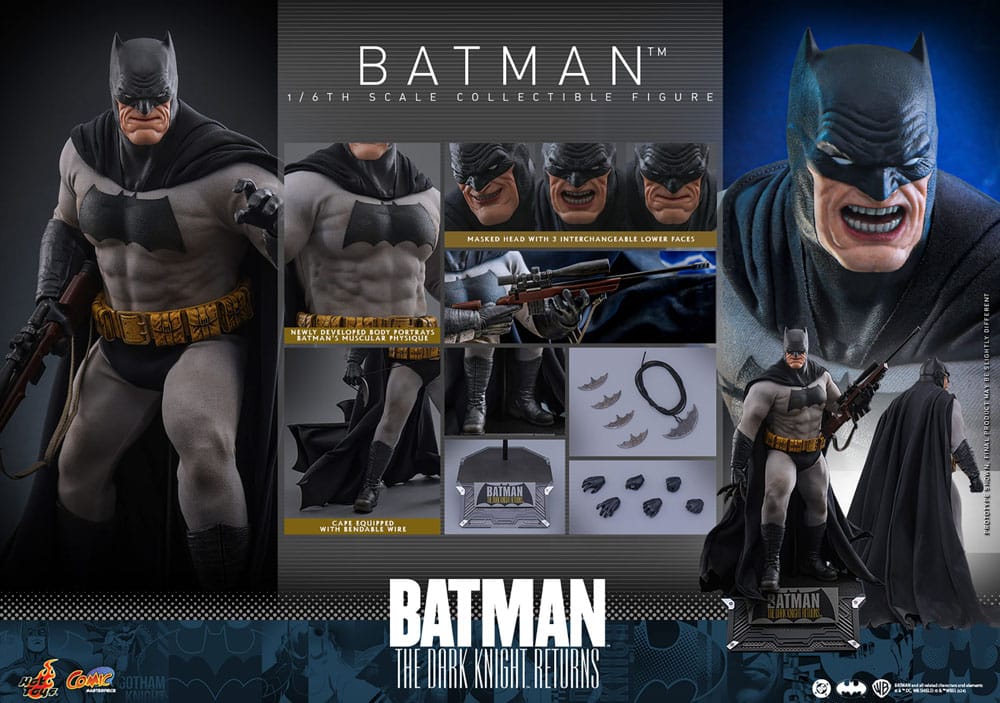 🔴PRE-ORDER Batman 1/6 Batman: The Dark Knight Returns Figura Comic Masterpiece