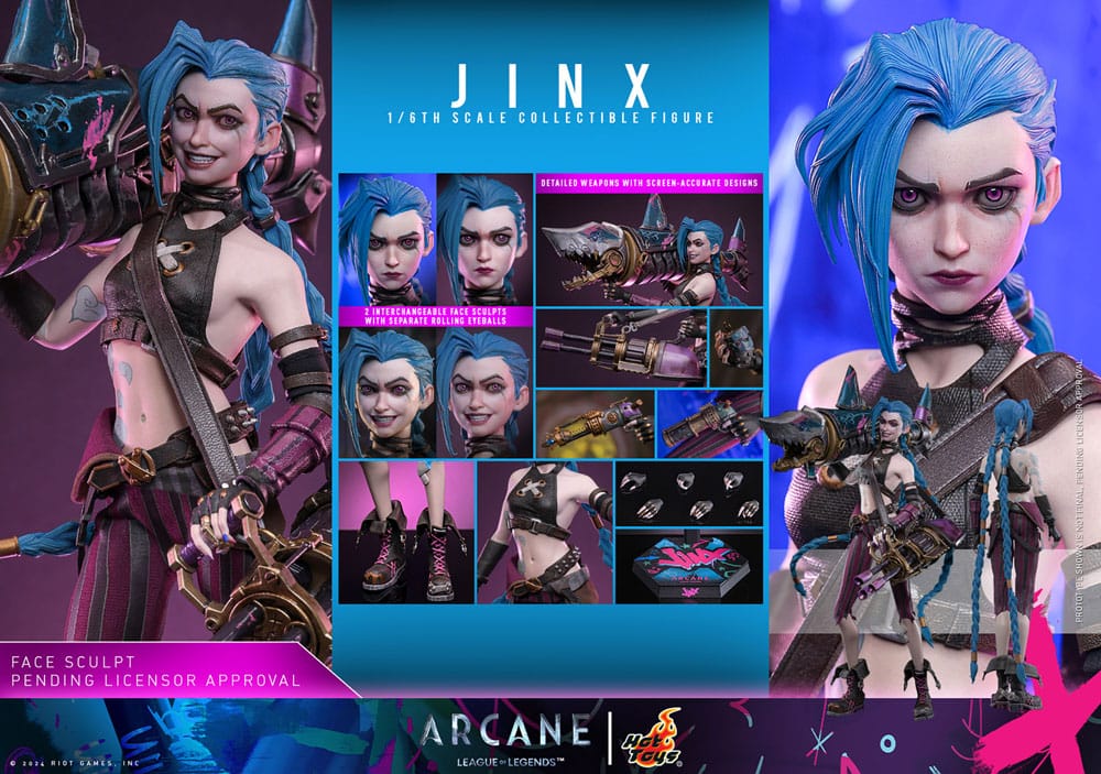 🔴PRE-ORDER Jinx 1/6 Arcane Figura
