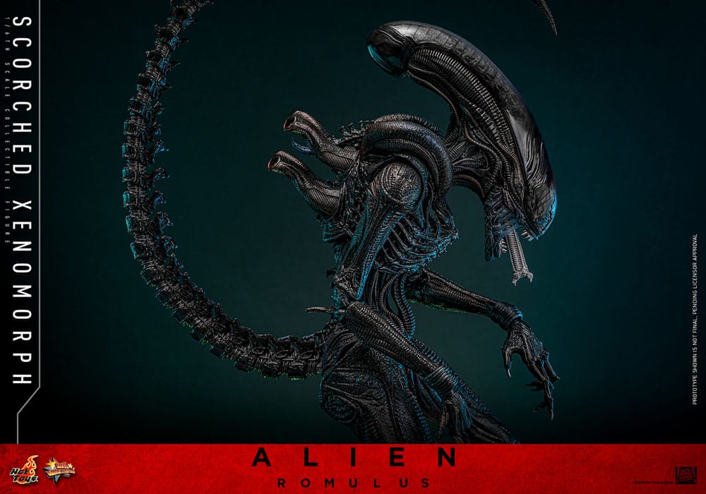 🔴PRE-ORDER Scorched Xenomorph 1/6 Alien: Romulus Figura Movie Masterpiece