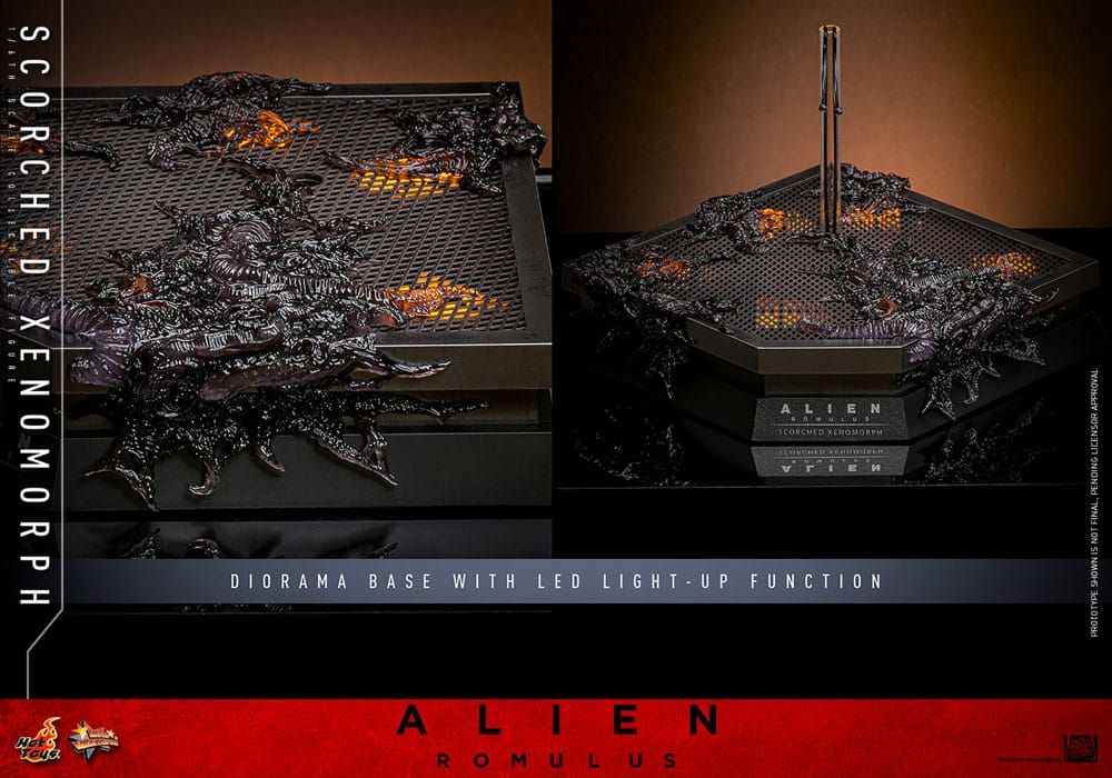 🔴PRE-ORDER Scorched Xenomorph 1/6 Alien: Romulus Figura Movie Masterpiece